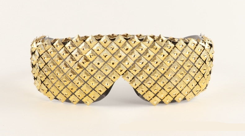 Trendy Pyramid-shaped Stage Performance Glasses
