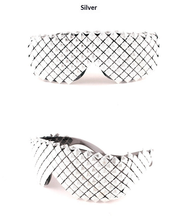 Trendy Pyramid-shaped Stage Performance Glasses
